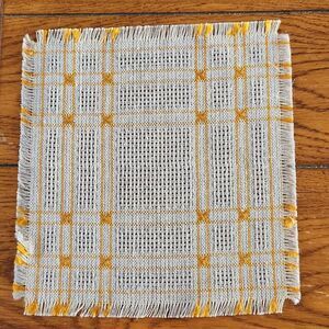 Lithuanian woven linen tablerunner and placemats new without tags